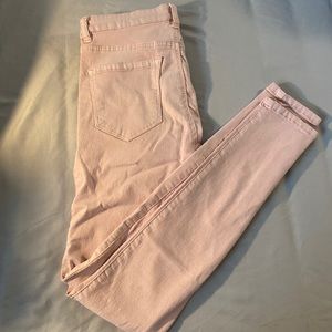 Pink jeans from pull and bear